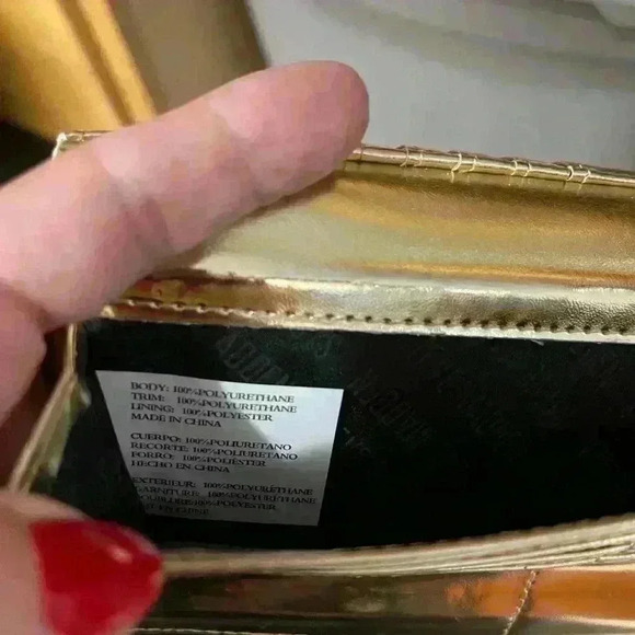 Steve Madden Logo Bar Trifold Floral Print Wallet Wristlet Clutch Brown Boho Fun - Picture 8 of 8